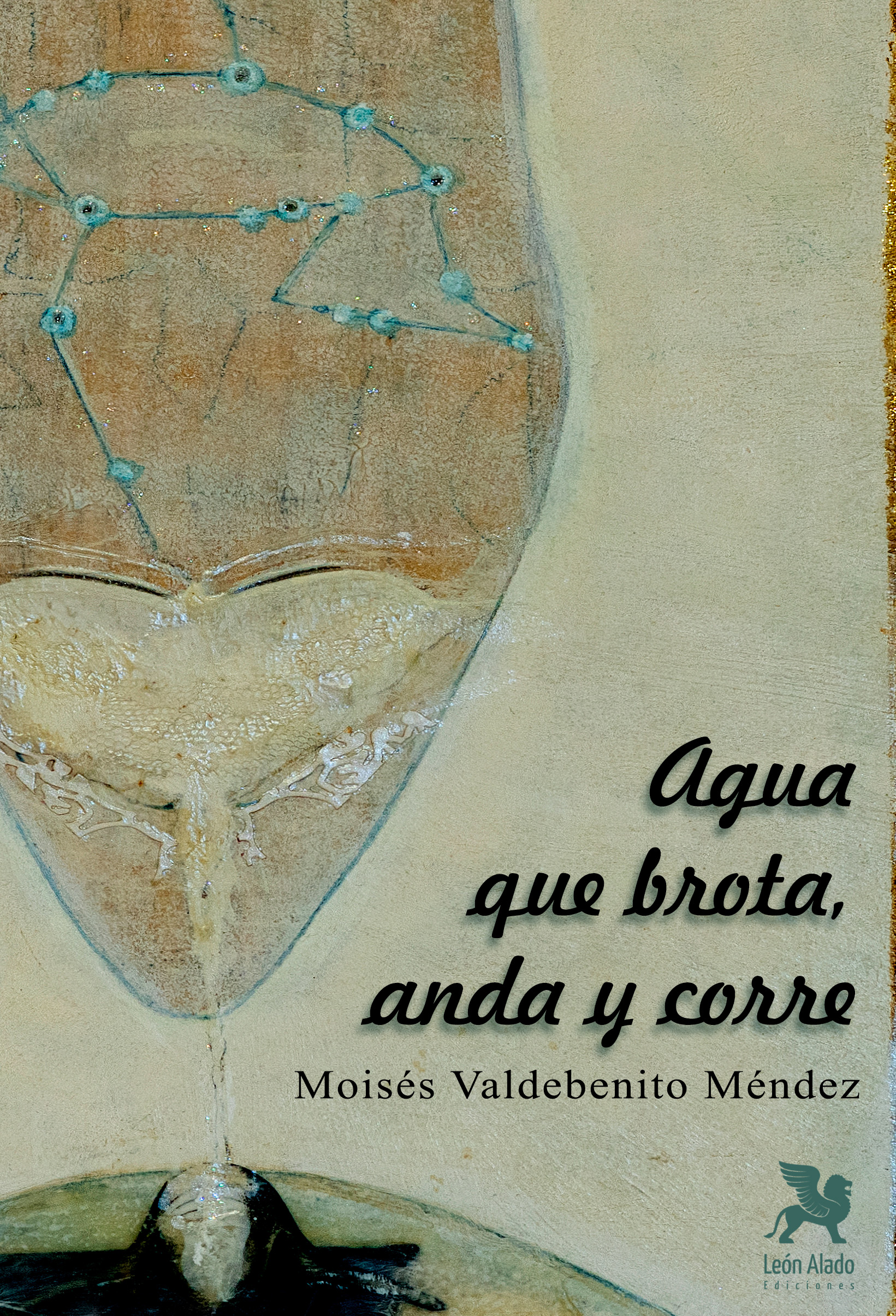 Agua que brota anda y corre